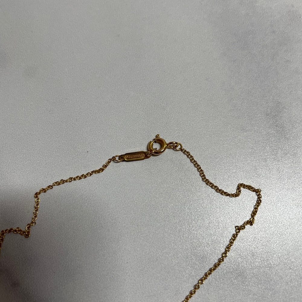 Tiffany & Co Gold Atlas Pendant with Diamonds - Picture 4 of 4